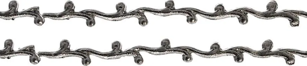 Décorez facilement vos bougies sans colle : bordure cire argent 19cm