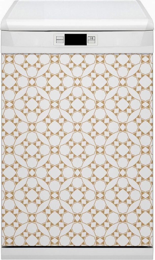 Magnete Küche Magnetmatte Magnet für Spülmaschine Abwaschbar Nachbildung 45x80 cm - Muster geometrisch