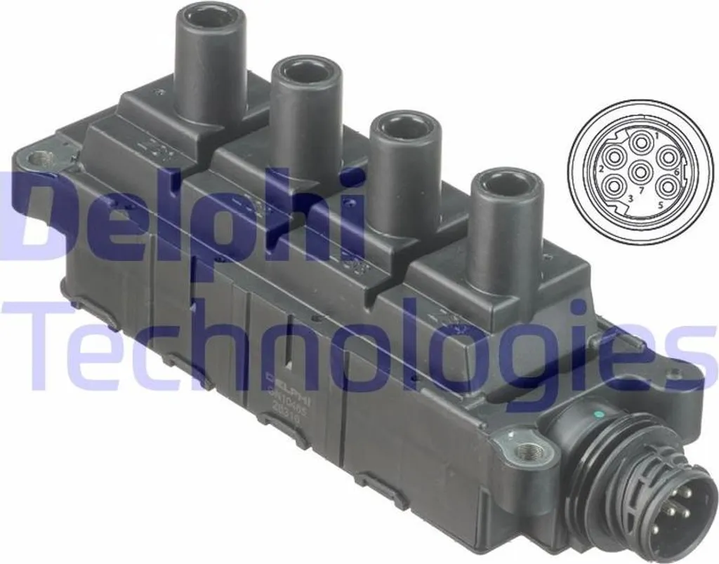 Bobine d'allumage Delphi GN10465-12B1 pour réparer l'allumage BMW E46 E36
