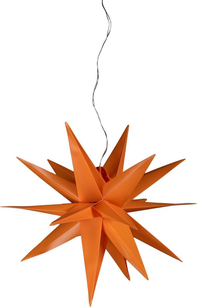 LED Weihnachtsstern orange, für d. Außengebrauch, ca. Ø 56 Produktbild 
