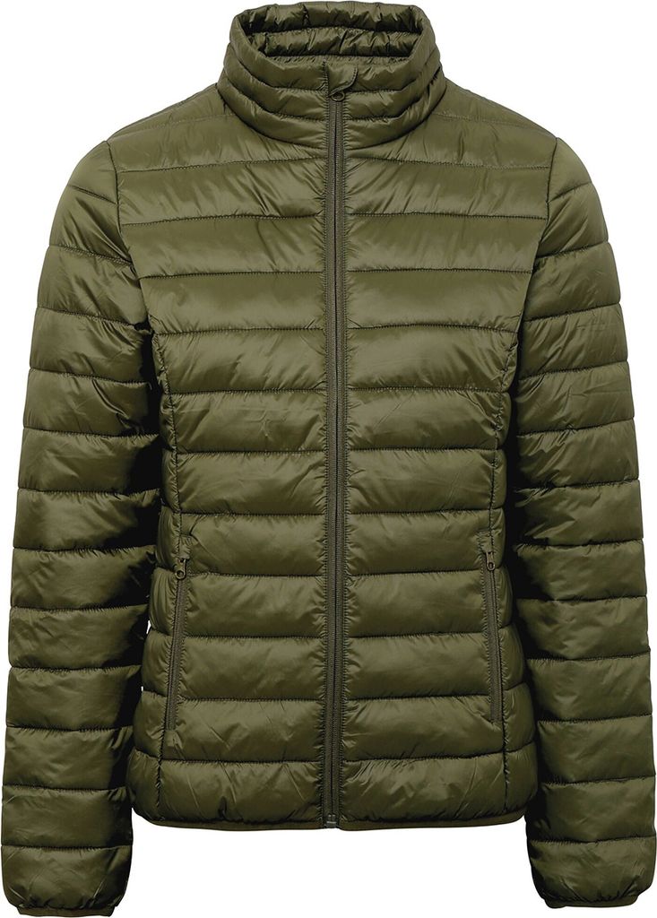 2786 Damen Steppjacke RW6283 (XL) (Olive)