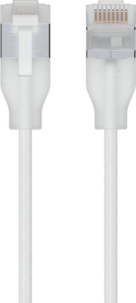 UniFi Etherlighting Cat.6a Premium-Patchkabel (weiß, 0,15 Produktbild 