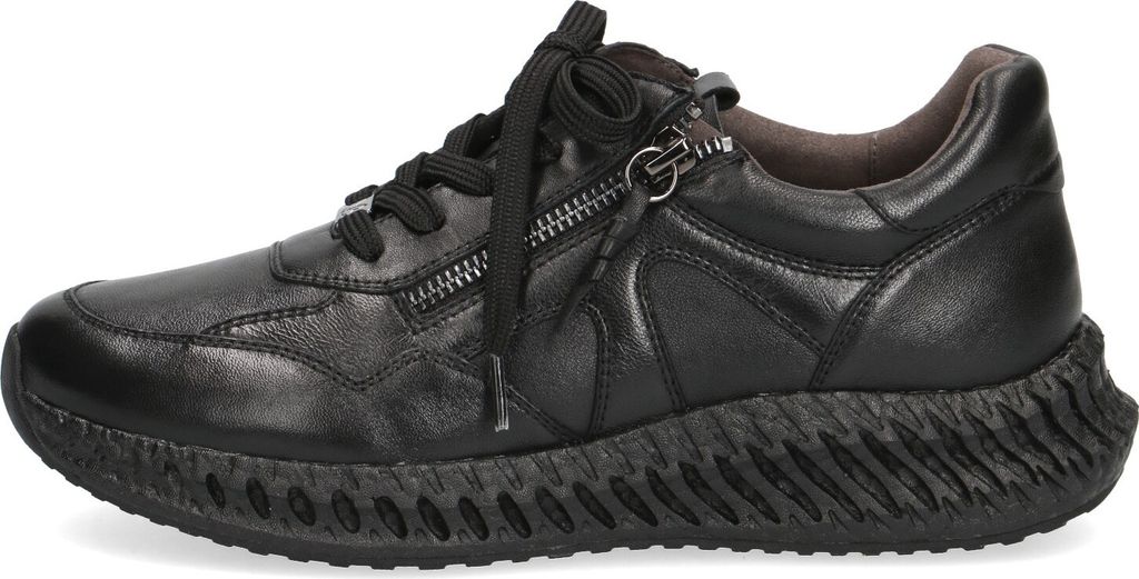 Caprice Damen Echtleder Sneaker black soft, Damen:39 EU