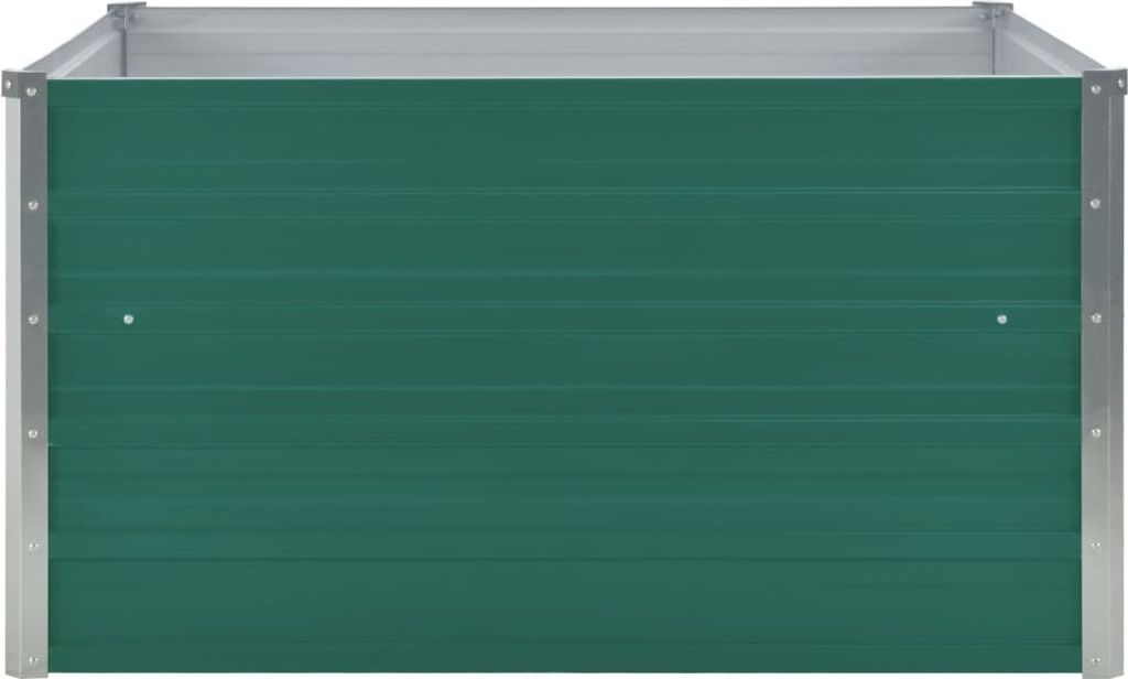 vidaXL Zvýšená postel 100 x 100 x 45 cm Pozinkovaná ocel Obrázek produktu 