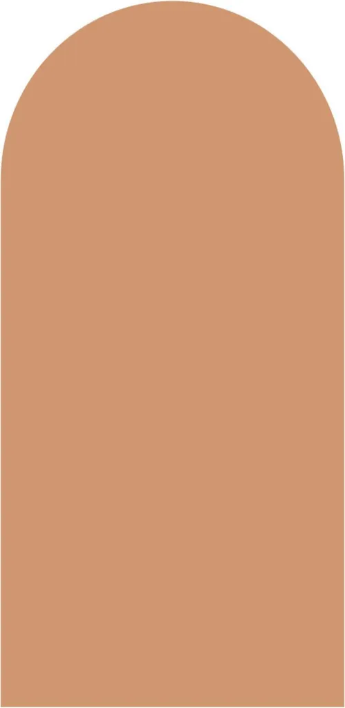 Sticker in vinile arco boho marrone 60x150 cm