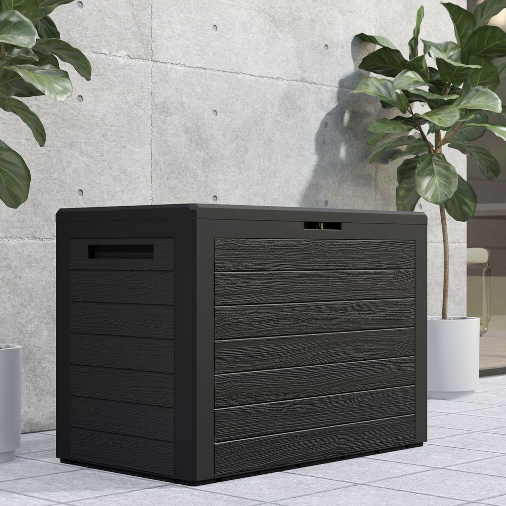 CASARIA® Gartenbox 190L UV-beständig Griffmulden Produktbild 8