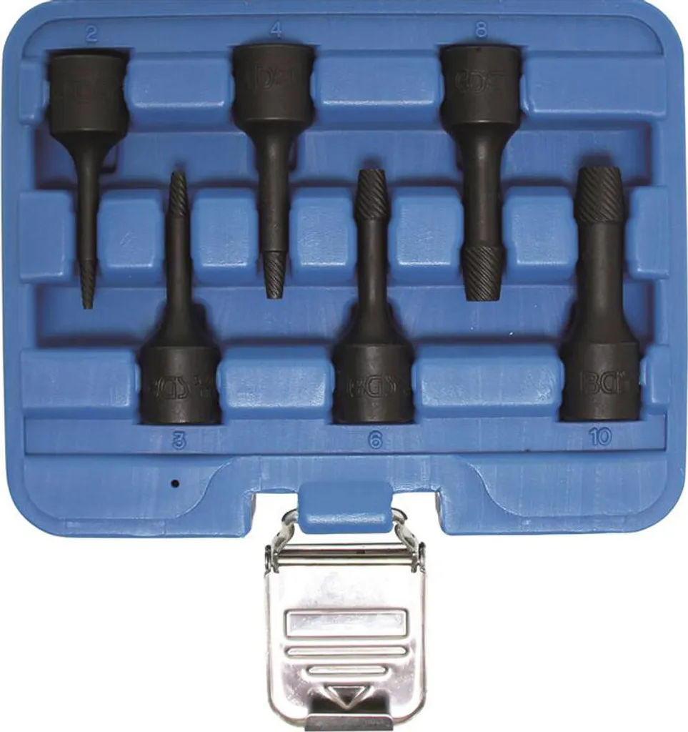 Coffret de Douilles Extracteurs de Vis Twist BGS 5281 Taille 2 à 10 mm