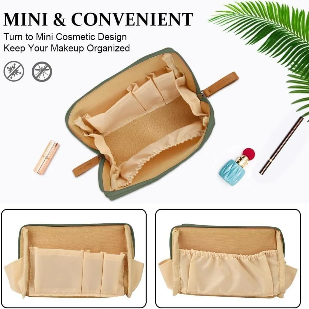 Grand vanity de voyage imperméable Aucuu avec compartiment modulable - 6