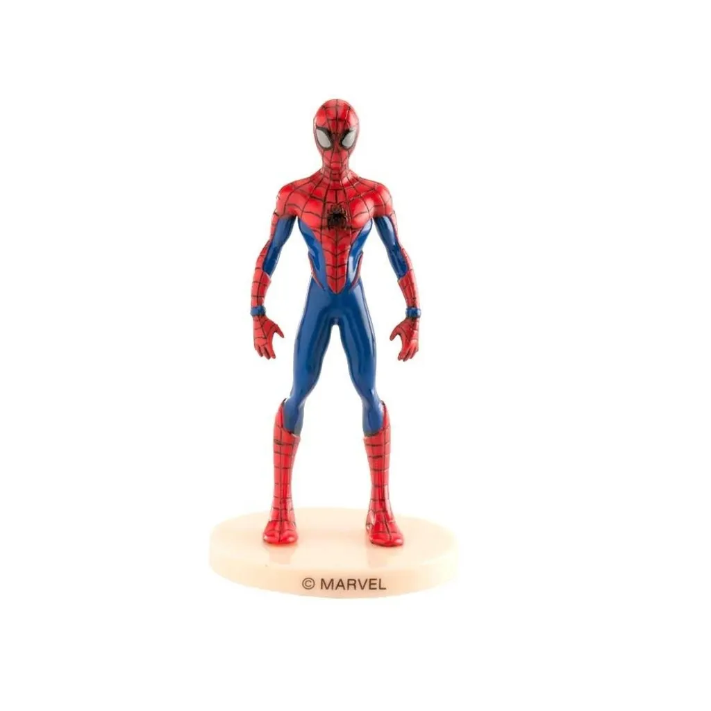 Spiderman Figure Gâteau 10cm Rouge/Bleu - Déco Anniversaire Marvel
