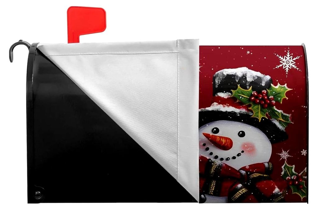 Winterbriefkastenabdeckung | 53 x 46 cm magnetische Hüllen für Standardbriefkästen, Weihnachtsumschlag für den Außenbereich | für Gartenhaus
