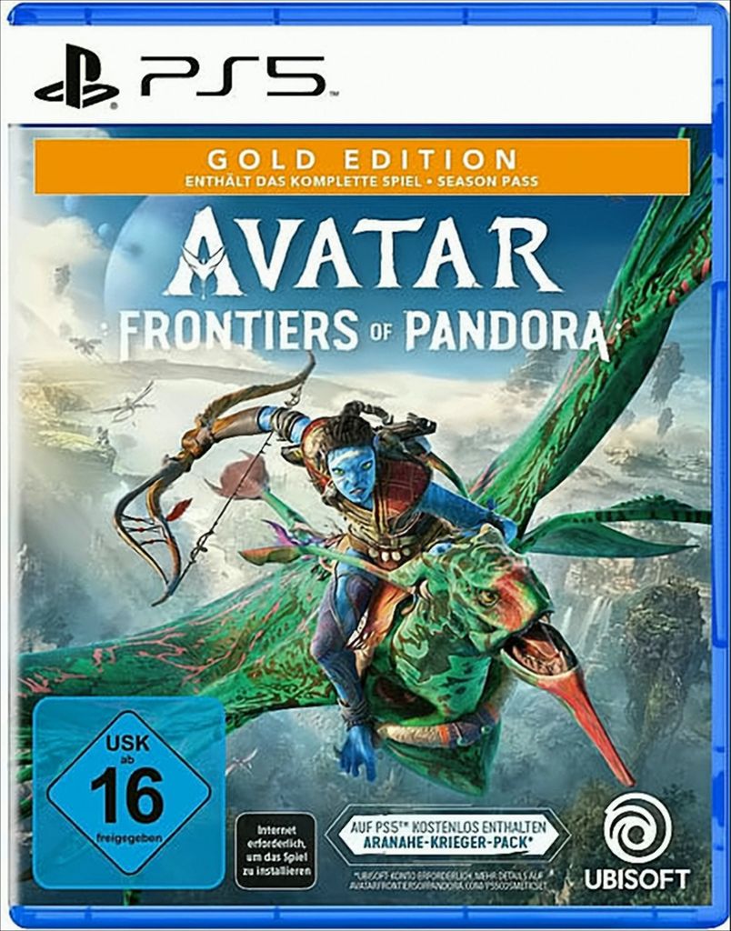 Avatar PS-5 Frontiers of Pandora Gold Edititon Produktbild 