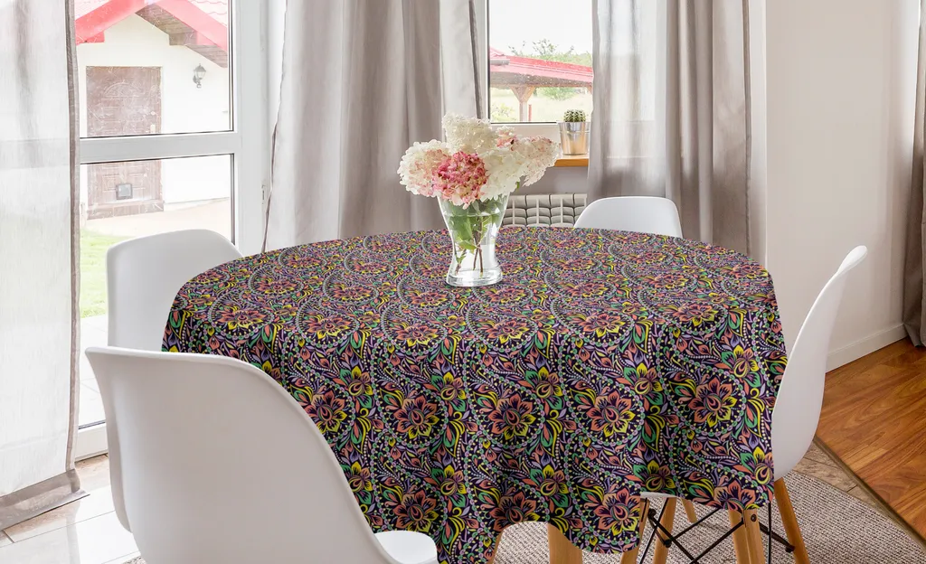 Restyling Tavola: Tovaglia ABAKUHAUS 150cm Paisley Multicolore