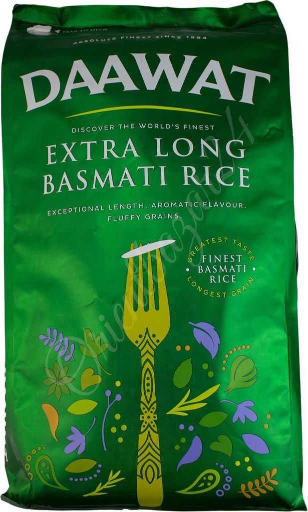 Daawat - Dlhozrnná ryža basmati 5 kg Obrázok produktu 
