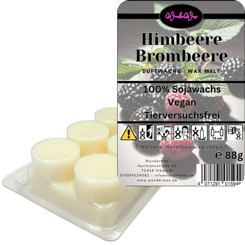 WonderWax Duftwachs Wax Melts für Duftlampe, 6 Kreise Duftmelt Wachsmelt Sojawachs Duftwachs Würfel für Raumdüfte, Wachs Duftöl Winter Indoor ...