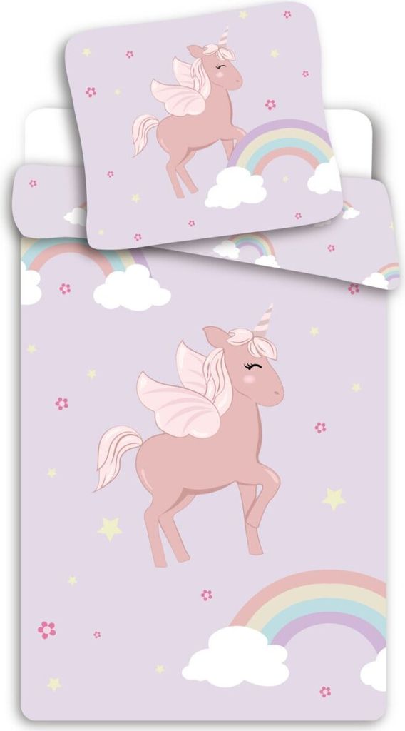 Unicorn Bettbezug Rainbow - Einzel - 140 x 200 cm - Baumwolle