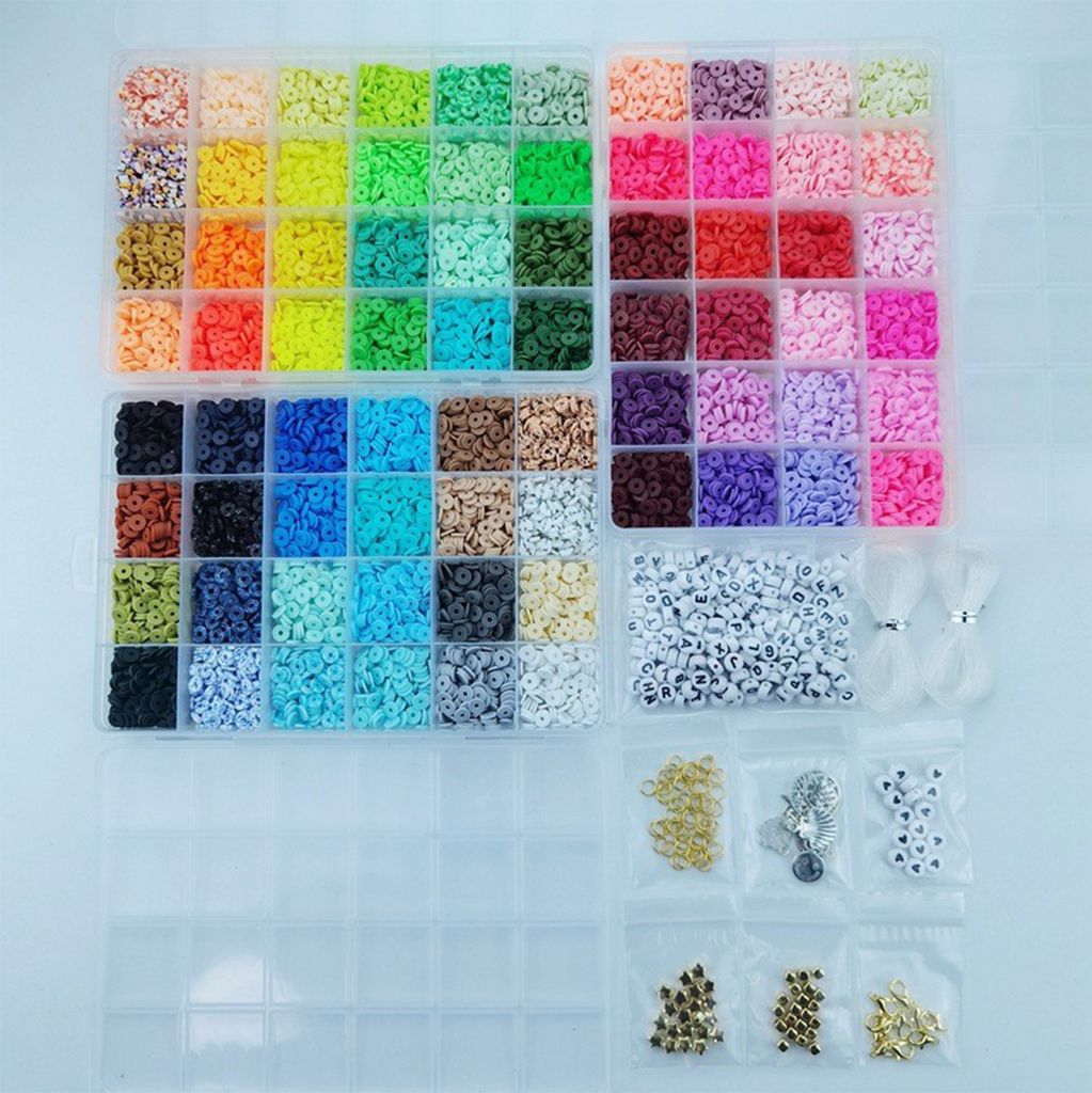 Perlen Bunte Perlen Set zum Auffädeln 9000 Stück mit 234 Produktbild 3