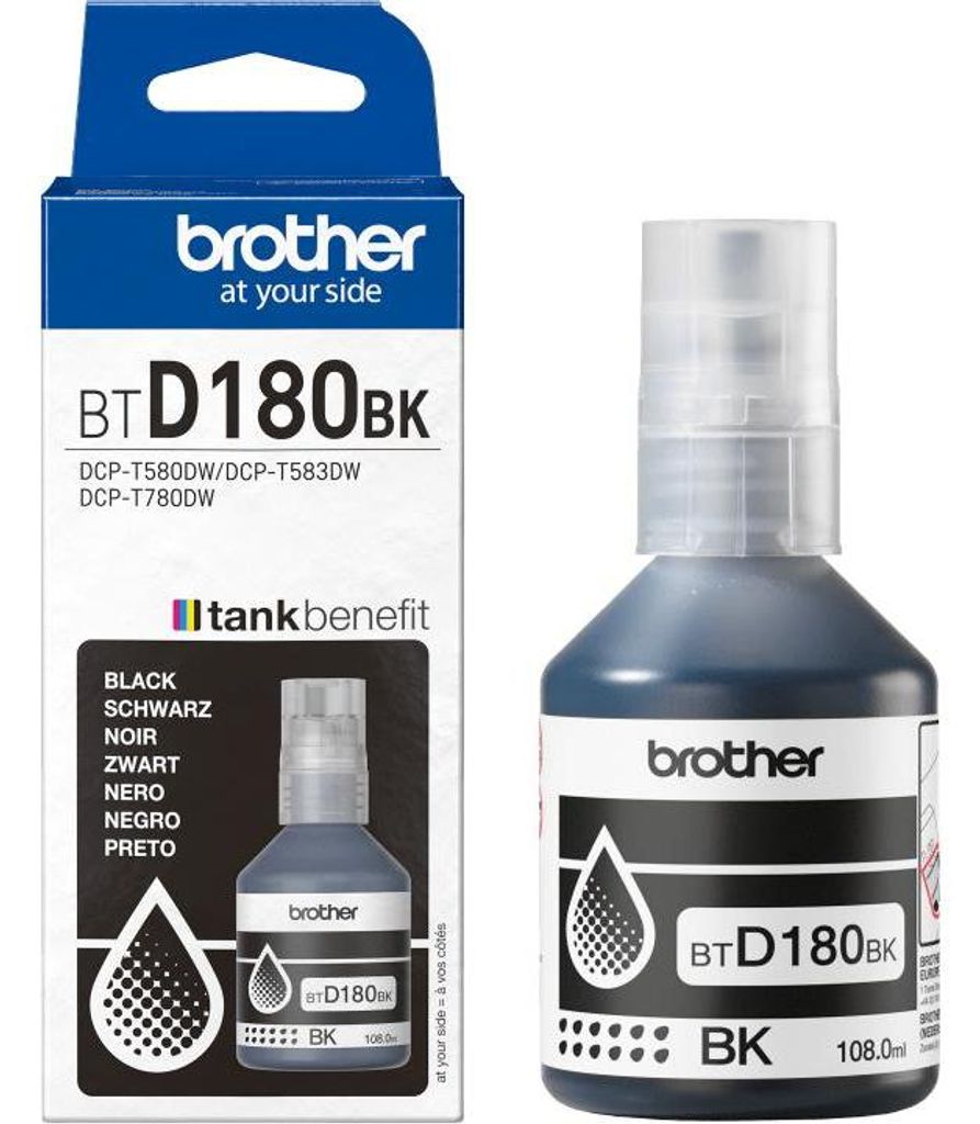 Brother BTD180BK, Original, Schwarz, Brother, DCP-T580DW, Produktbild 
