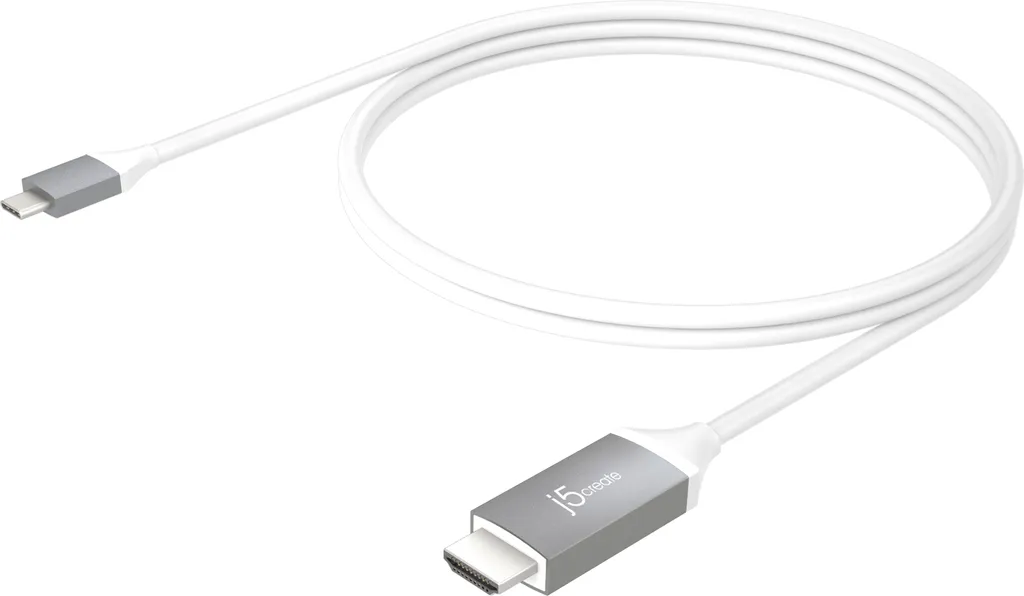 Câble USB-C HDMI 4K pour Télétravail et Configuration Double Écran 1.8m