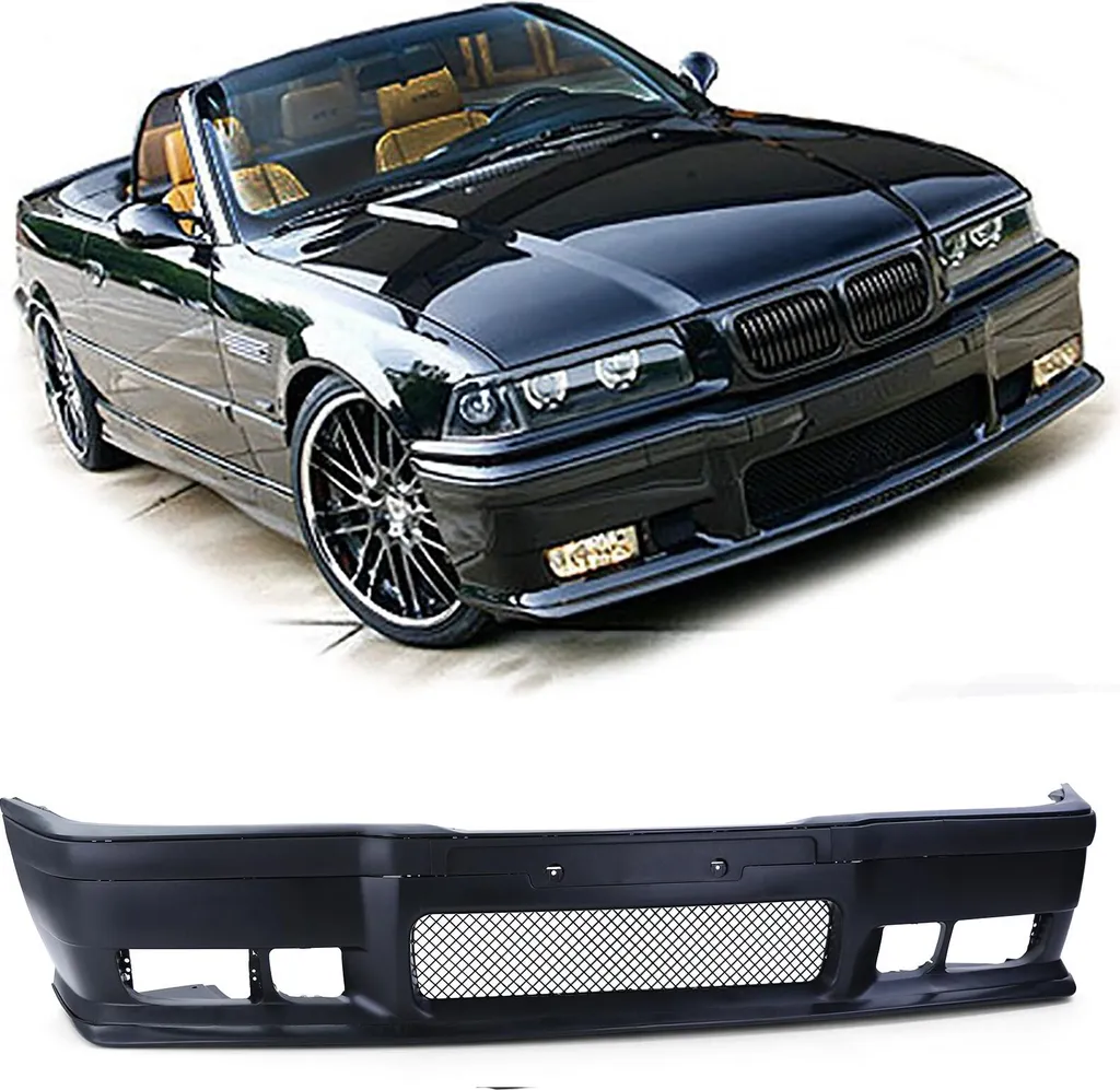 Pare-chocs BMW Série 3 E36 sport en ABS avec lèvre inférieure et ABE