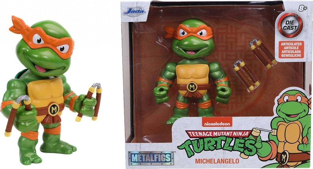 Figurine Metallique Michelangelo Ninja Turtles Image du produit 