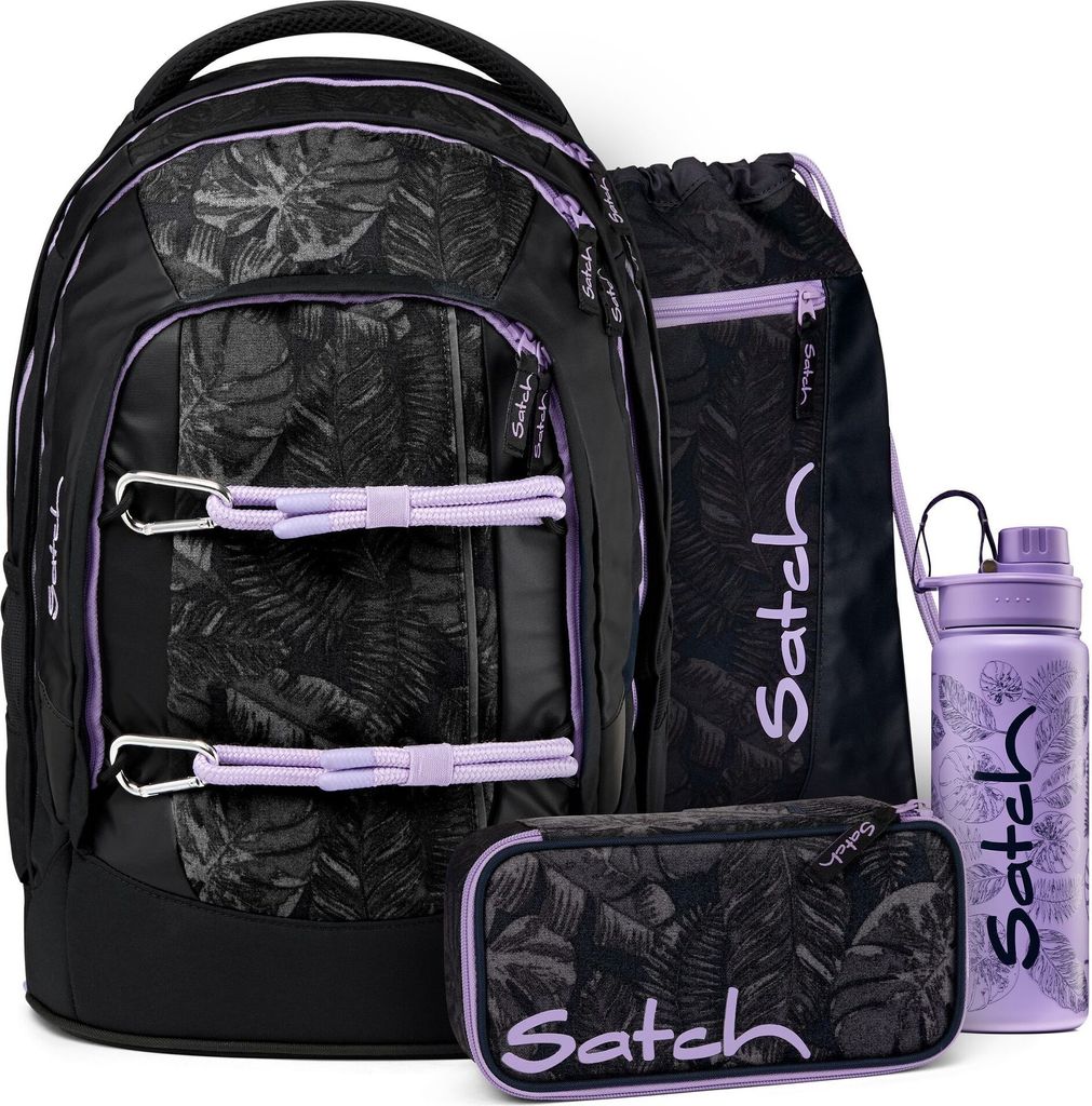 Satch Pack Betty Grey Set 4tlg Schulrucksack 01029-90221-10