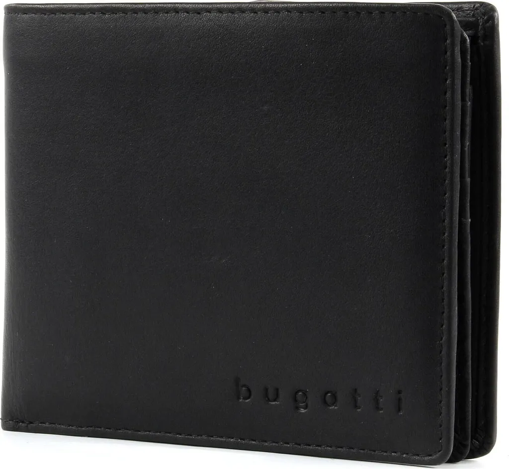 Petit Portefeuille RFID Bugatti Primo en Cuir avec Rangement 10 Cartes