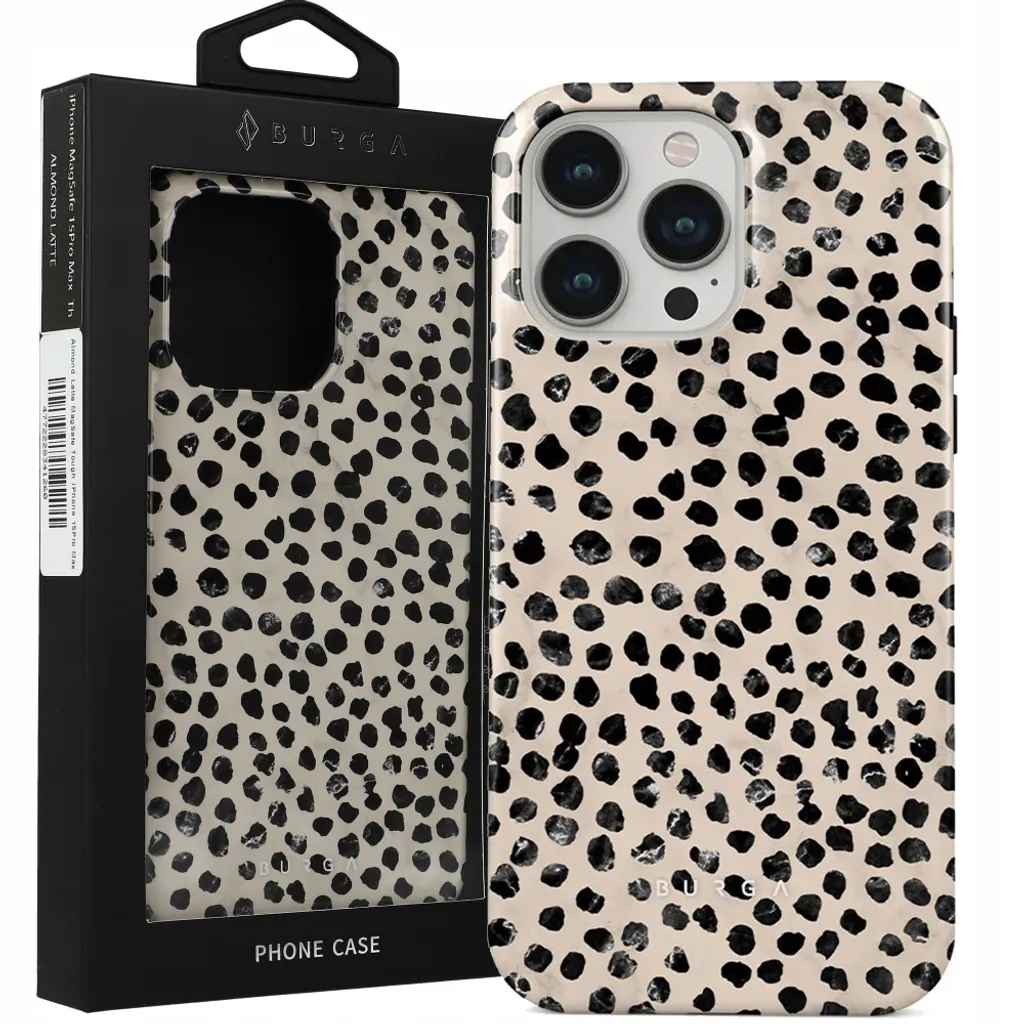 Cover iPhone 15 Pro Max Burga Almond Latte | Non la Solita Cover, è un Guscio! - 15