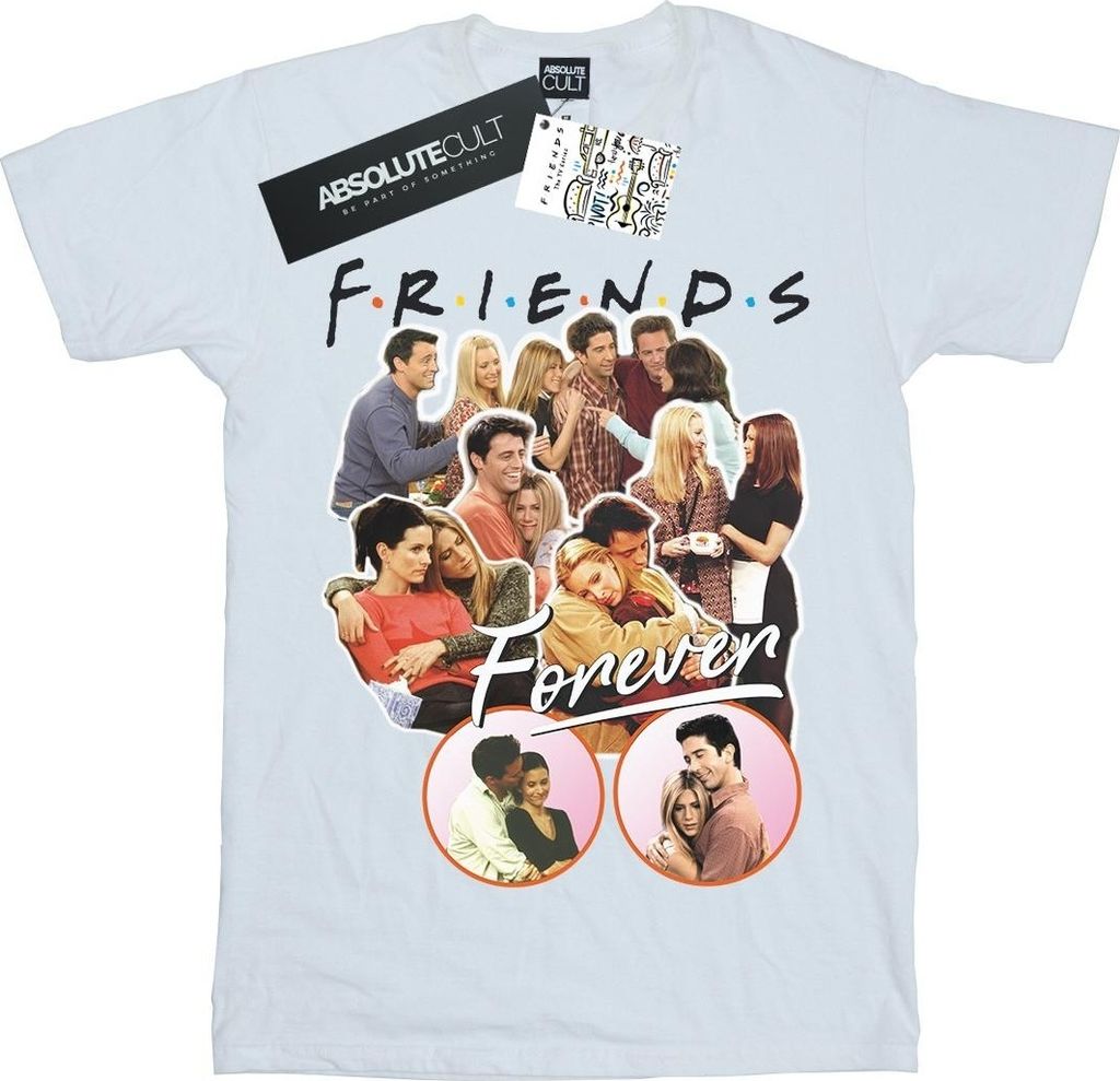 Friends - T-Shirt für Damen BI24243 (4XL) (Weiß) Produktbild 