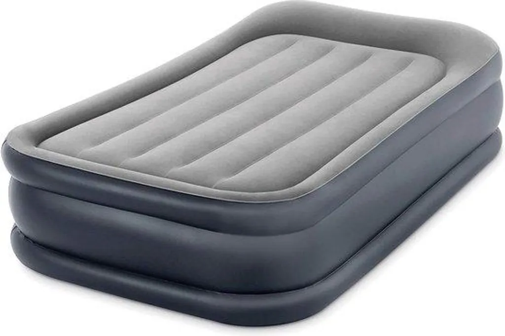Matelas gonflable Intex 64132ND Deluxe Pillow Rest 1 personne avec pompe