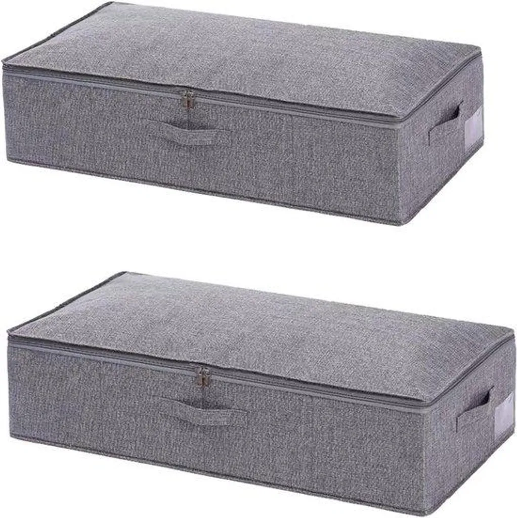 Grande Boîte de Rangement Vêtements Pliante pour Armoire et Sous Lit