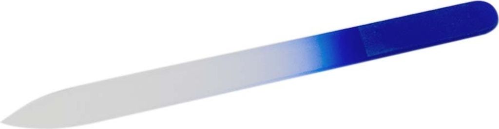 Glasnagelfeile - Die Lange | Spitz blau