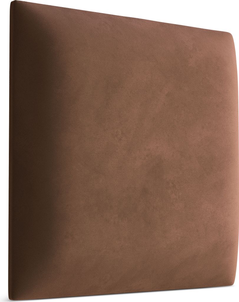Muralo Polsterpaneel WANDPOLSTER Wandkissen Bettkopfteil Wandpaneel Magic Velvet Braun 2299 50cm x 50cm