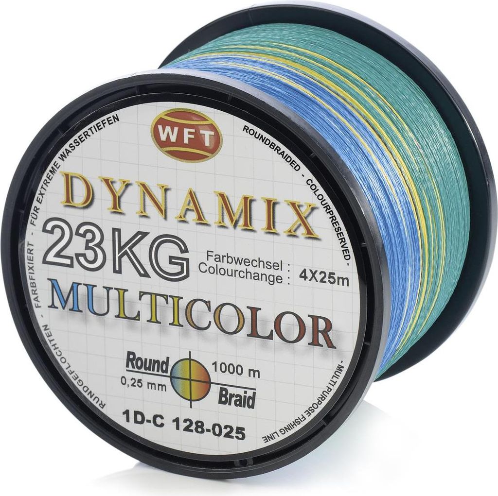 WFT Round Dynamix KG Multicolor 1000m geflochtene Schnur, Produktbild 