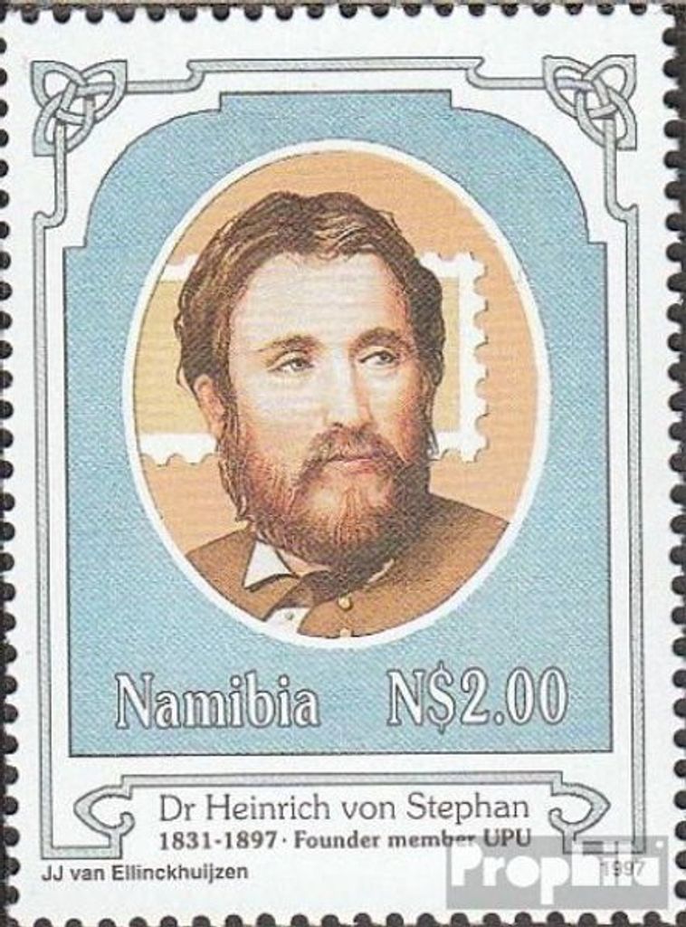 Briefmarken Namibia - Südwestafrika 1997 Mi 835 (kompl.Ausg.) postfrisch Heinrich von Stephan