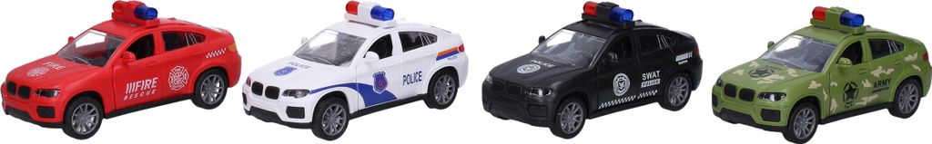 Auto-Rettungswagen mit Schwungrad 13 cm