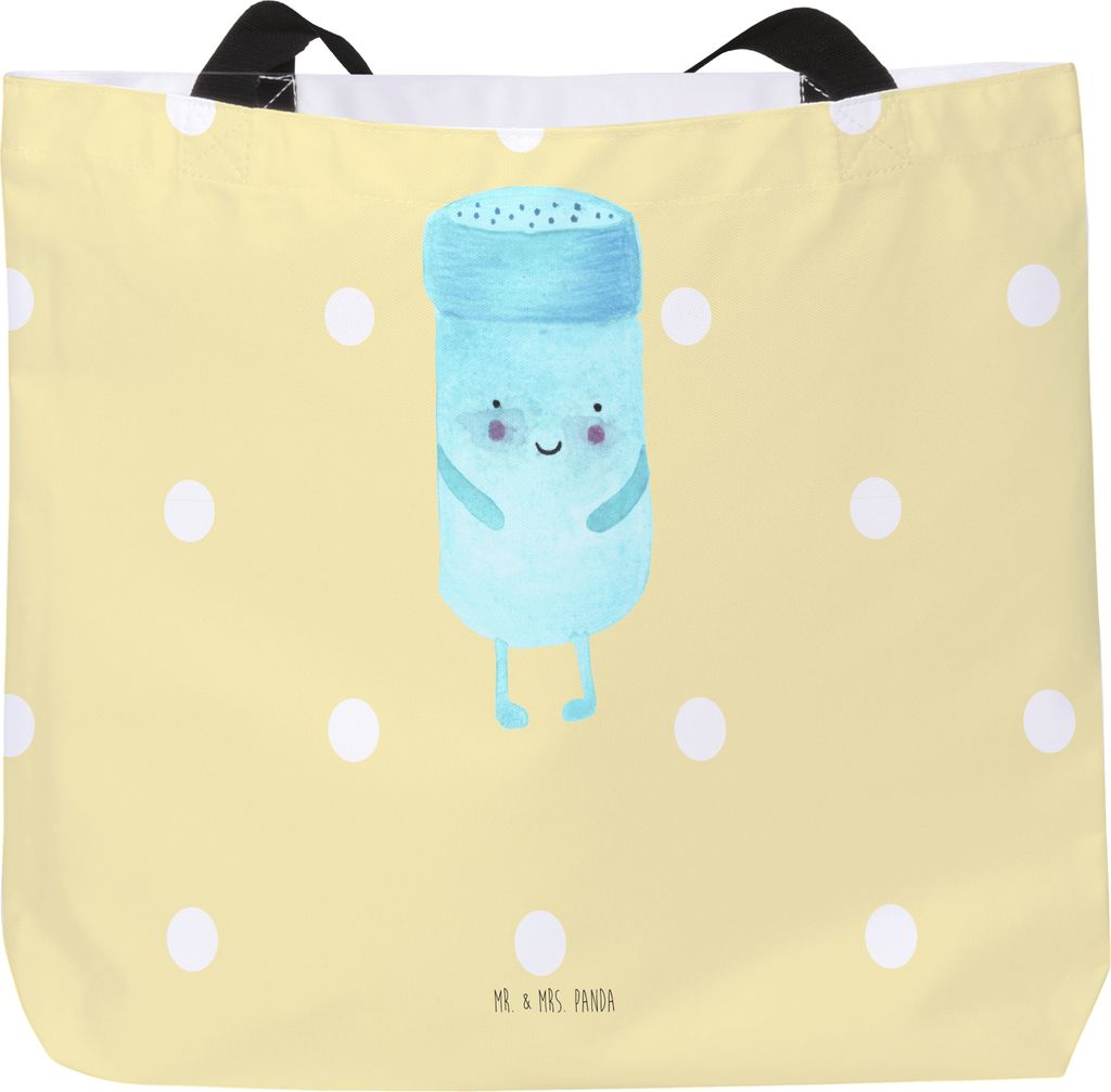 Mr. & Mrs. Panda Reisetasche Beste Freunde Salz - Gelb Pastell - Geschenk, Beutel, Tasche, Fehlende Keywords, Laptoptasche, Lustige Sprüche, Stran...