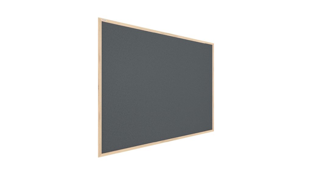 Grau Pinnwand mit Holz Rahmen 100x80cm Korktafel Korkwand Pinnwand Kork Grau Oberfläche