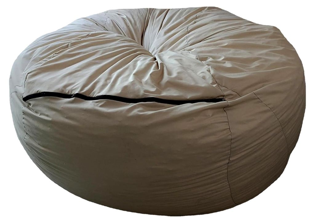 Großer Sitzsackbezug für Erwachsene, ultraweiches PV-Fell, 2,1 m, waschbar, Liege, Couch, Sofa, Bett, ohne Füllmaterial