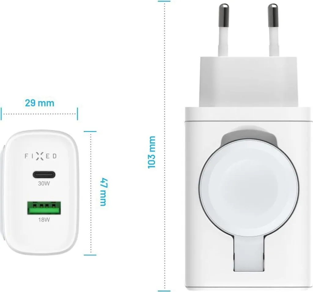 Chargeur de Voyage Tout-en-un USB-C et Watch pour iPhone et Montre