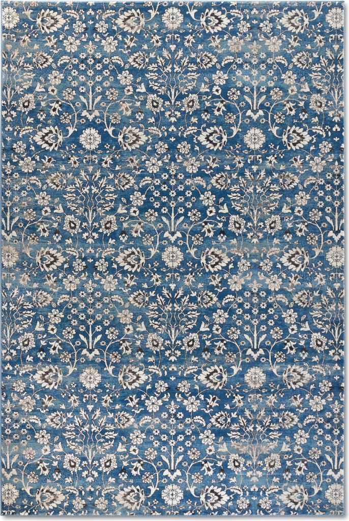 Villeroy & Boch Kurzflor Teppich Ernest, Blau Creme, Produktbild 