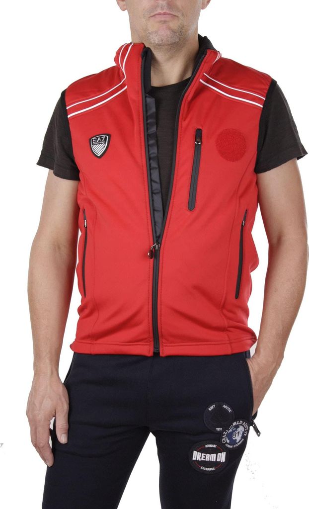 Emporio Armani Herren Weste Rot 271514EA901