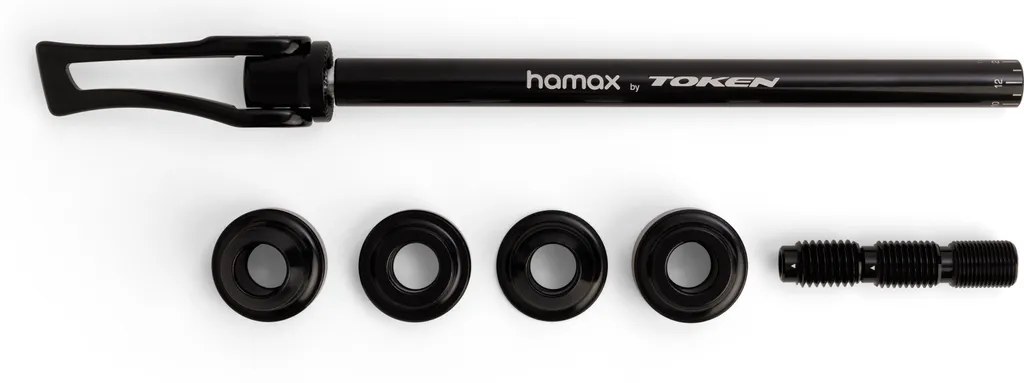 Axe de fixation universel 12 mm Hamax Token pour remorque de vélo