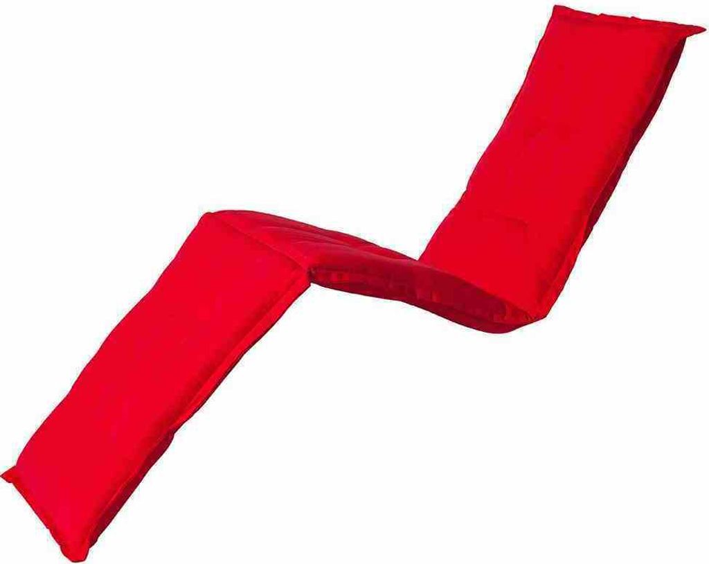 Madison LIGSB220 Liegenauflage, Panama rot 75% Baumwolle 25% Polyester