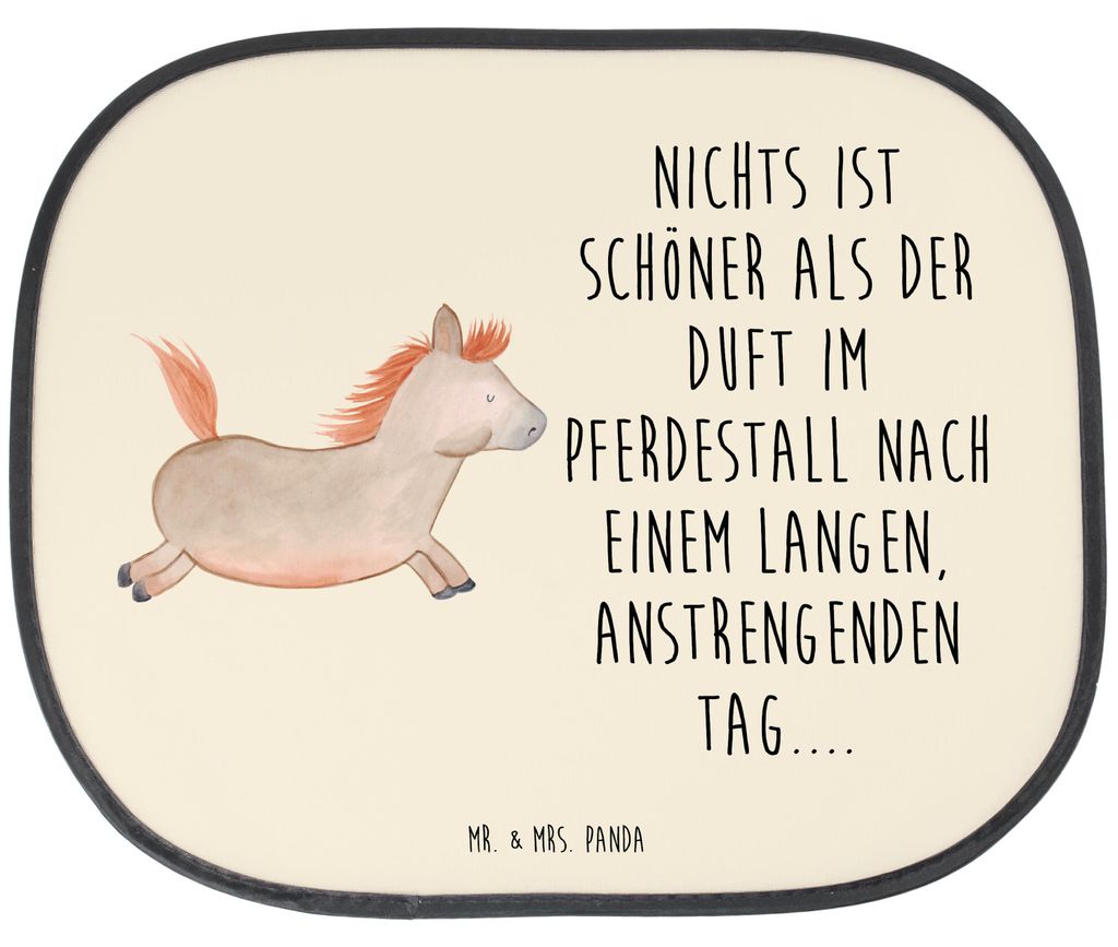 Mr. & Mrs. Panda Sonnenschutz Auto Pferd Springen - Vintage - Geschenk, Pferde, Sonnenblende, Bauernhof, Pony, Stall, Pferdestall, Reiten, pkw, Aut...