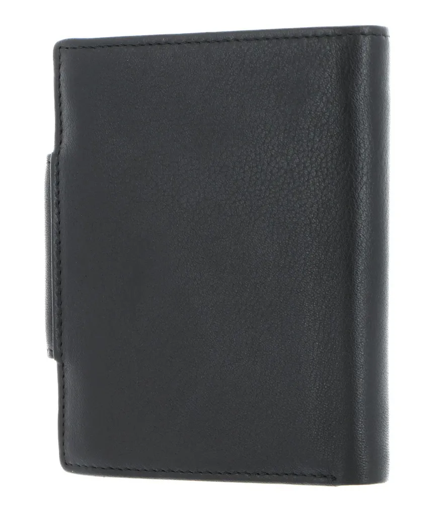 Golden Head Polo Billfold Coin Wallet: L'Eccellenza della Pelle Nera