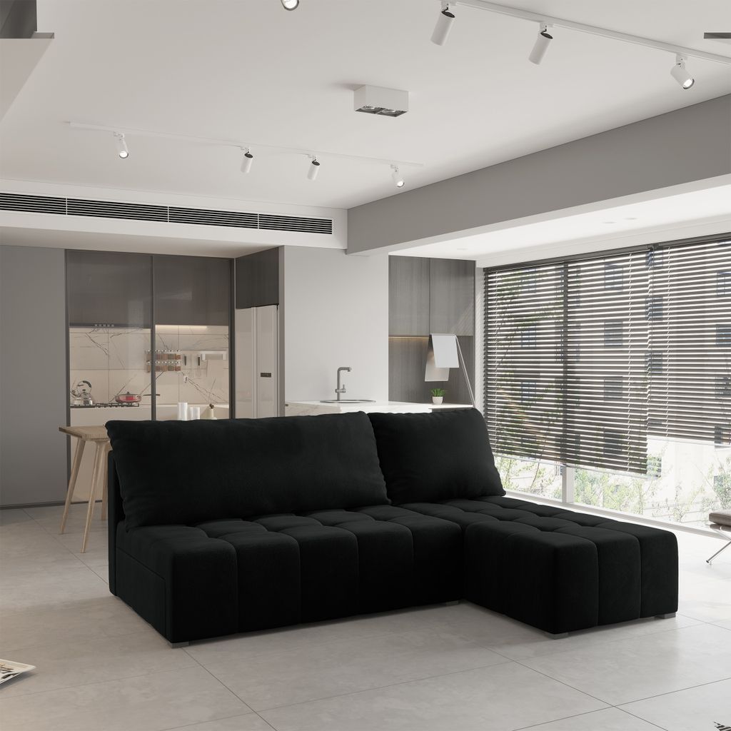 Masseno Ecksofa DOMIRA mit Schlaffunktion L-Form, Sofa mit Produktbild 