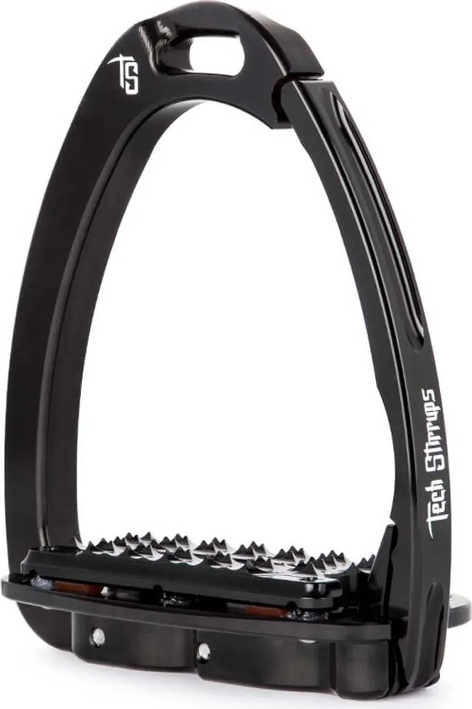 Étrier Tech Stirrups Venice Plus Evo Noir pour Cavalier de Concours