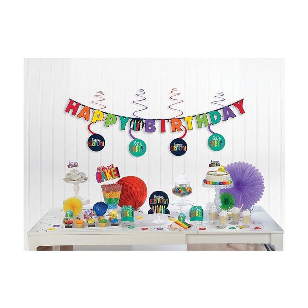 XXL- Happy Birthday-Pack - Regenbogenfarben Produktbild 