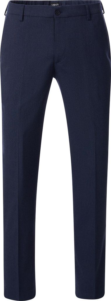 VENTI Herren Anzughose City Casual-Fit Bi-Color Blau 26