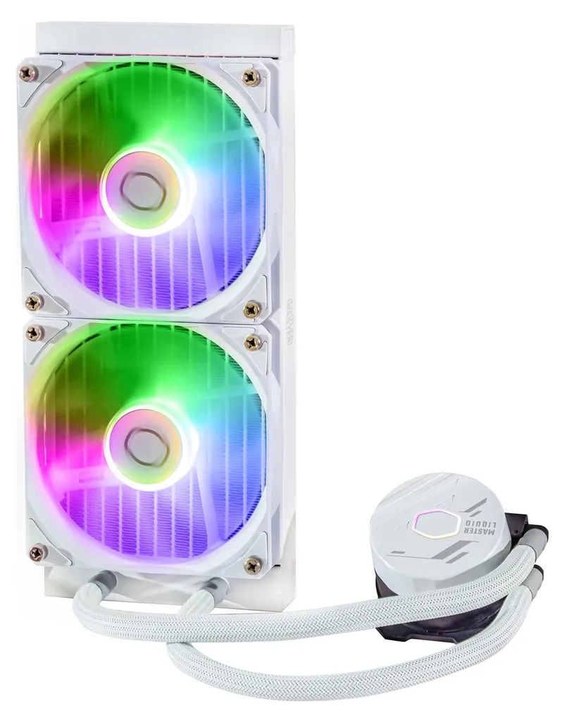 Cooler Master MasterLiquid 240L Core ARGB Blanc - Kit Watercooling AIO - 4